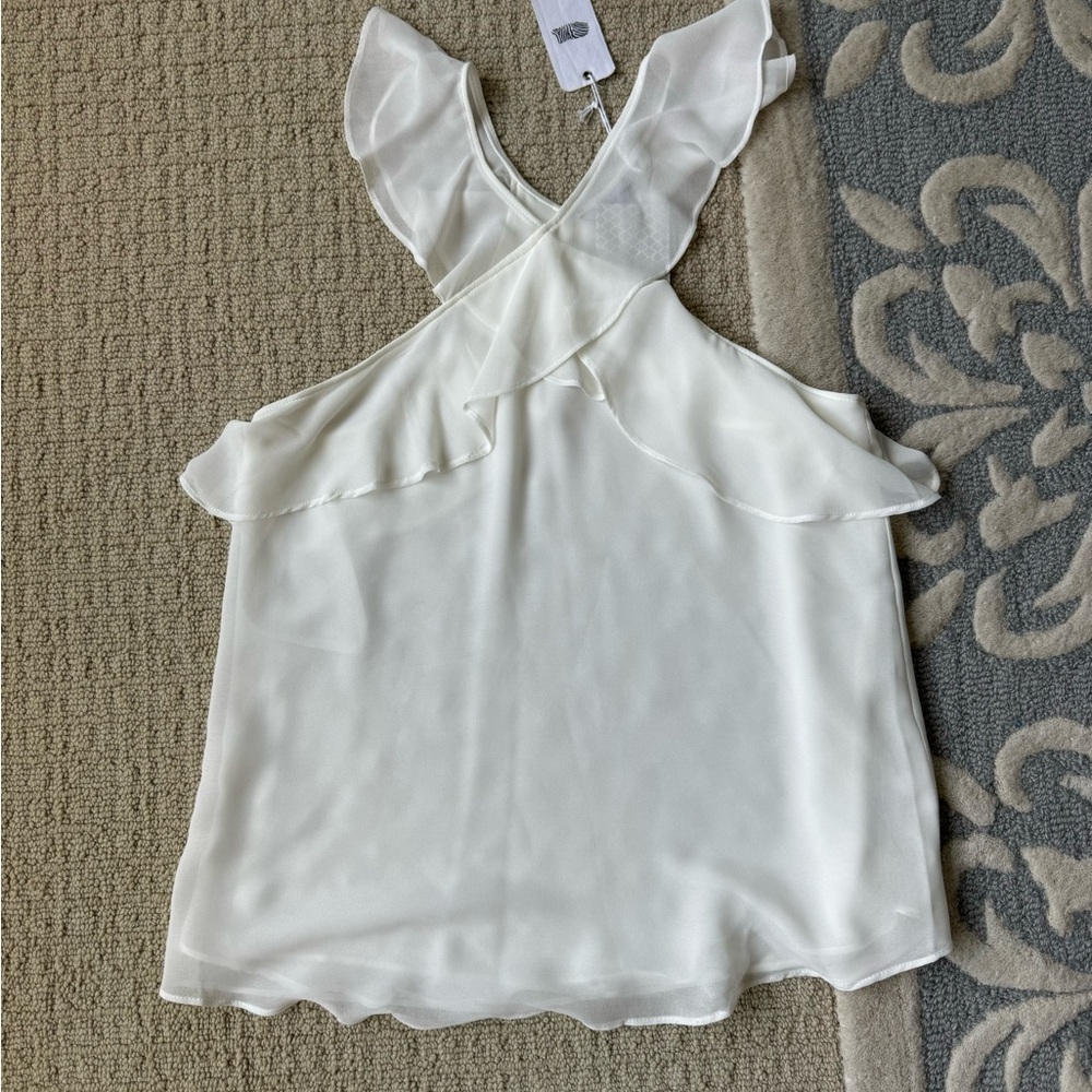 Naked zebra sleeveless top